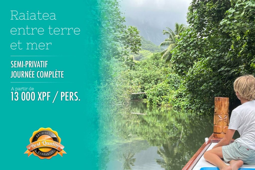 Tour of Raiatea between Land and Sea (4 people mini)